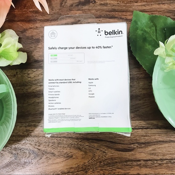 Belkin 24W 2 Port USB Home Charger Block - Picture 4 of 4